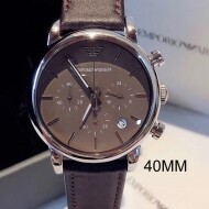 엠포리오 아르마니 시계 남성용 알마니시계 크로노그래프 브라운 AR1734