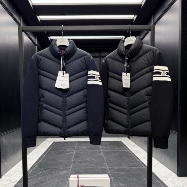 위핑,몽클레어 트리콧 니트 패딩 가디건