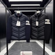 몽클레어 트리콧 니트 패딩 가디건