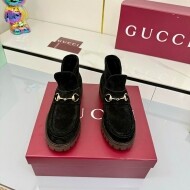 구찌 GUCCI 클래식 말 버클 디자인 빈티지 캐주얼 부티