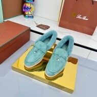 로로피아나 LORO PIANA 클래식 빈티지 디자인 캐주얼 털 슈즈