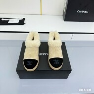 샤넬 CHANEL 여성 클래식 빈티지 플러스 도톰 플러스 퍼 앵클 부츠