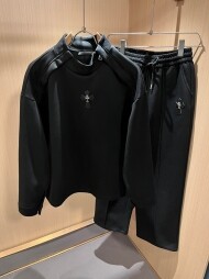크롬하츠 Chrome Hearts 캐주얼라운드후드+캐주얼 바지커플세트