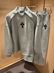 크롬하츠 Chrome Hearts 캐주얼라운드후드+캐주얼 바지커플세트
