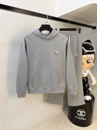 몽클레르 MONCLER 트렌드심플후드긴팔맨투맨+캐주얼 바지커플세트