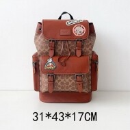 코치 X 피너츠 패치 시그니처 캔버스 백팩 CBI44