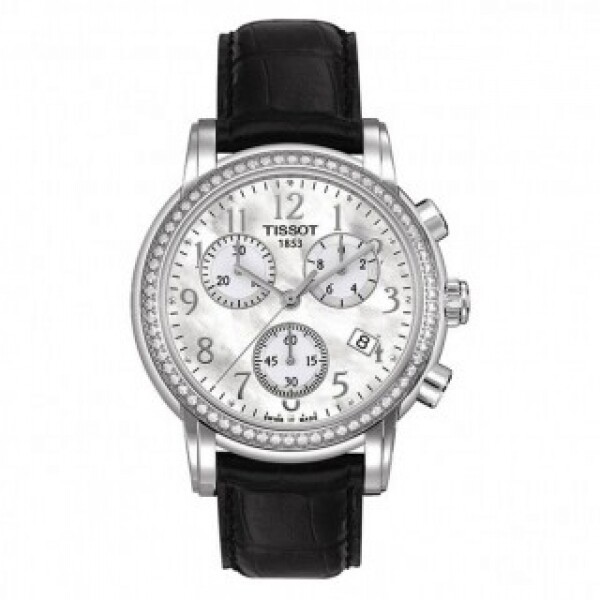 위핑,TISSOT 티쏘 여성용 시계 다이아몬드 베젤 크로노그래프 T050.217.16.112.01