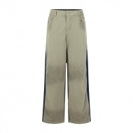 발렌시아가 BALENCIAGA 트렌디한 컬러 블록 디자인의 작업용 바지