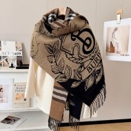 버버리 신상 양면 캐시미어 머플러 65*200cm