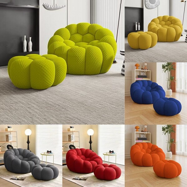 위핑,Compressed sofa 축구소파 압축 롤백 원룸 싱글 3D 패브릭 고밀도 소파 편한 소파