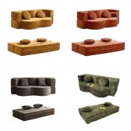 Compressed sofa 압축소파 압축침대 편한 2인용쇼파 독서의자 코듀로이 폭신한 거실