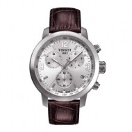 TISSOT 티쏘 T055.417.16.037.00 브라운 남성 가죽시계 T-Sport PRC 200 Chrono