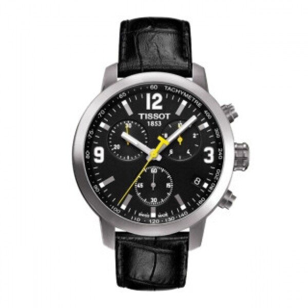 위핑,TISSOT 티쏘 티쏘 PRC200 크로노 남자 가죽 손목시계 T055.417.16.057.00