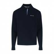 미우미우 MIU MIU 클래식 레터링 캐주얼 폴로 스웨터