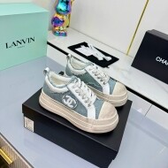 샤넬 CHANEL 베이직하고 편안한 여성 송아지 가죽 팬더 슈즈