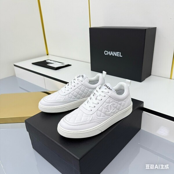 위핑,샤넬 CHANEL 패션 통굽 여성 구제 더러운 신발
