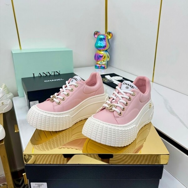 위핑,샤넬 CHANEL 프리미엄 컴포트 통굽여성 캐주얼 슈즈