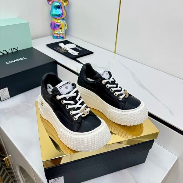 위핑,샤넬 CHANEL 프리미엄 컴포트 통굽여성 캐주얼 슈즈