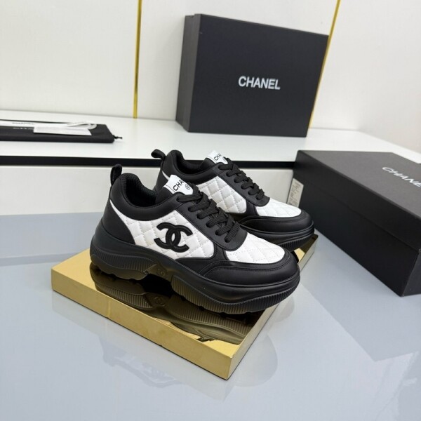 위핑,샤넬 CHANEL 캐주얼 패션 키높이 여성 운동화