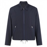 프라다 PRADA 솔리드 칼라 재킷 코트