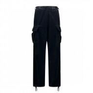 프라다 PRADA 삼각 포켓 램프 코튼 코어 롱 팬츠