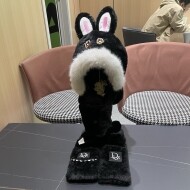 디올 뉴똥 클래식 웜 후드 목도리 장갑 3종 세트