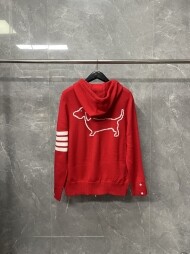 톰브라운 Thom Browne 강아지 자카르 니트 코트