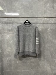 톰브라운 Thom Browne 결 니트 라운드 스웨터