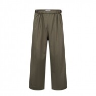 로에베 LOEWE 밀리터리 레더 벨트 팬츠