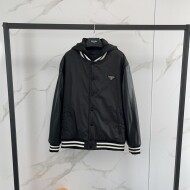 프라다 삼각로고 야구 패딩 점퍼