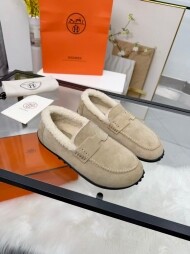 에르메스 Hermès 캐주얼 컴포트 심플 여성 로퍼