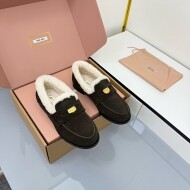 미우미우 MIU MIU 빈티지 구제 캐주얼 캐시미어 여성 로퍼