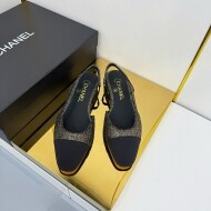 샤넬 CHANEL 엘레강스 클래식 여성 플랫 샌들