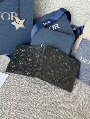 디올 오블리크 반지갑