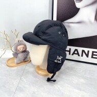 아크테릭스 ARC TERYX 가을 겨울 오리지널 로고 기모 플러스 귀 보호 방한 방풍 뇌봉모