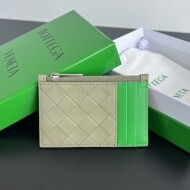 보테가베네타 인트레치아토 지퍼 카드지갑 755985