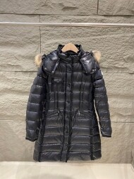 몽클레르 MONCLER 패션 웜 후드 여성 롱 패딩