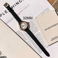 Emporio 아르마니 여성 삼침 로즈골드톤 스테인리스 스틸워치 AR11631