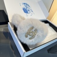 샤넬 장식 모던 기모 귀마개