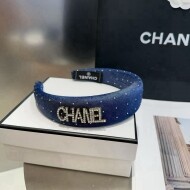 샤넬 신상  데님 머리띠