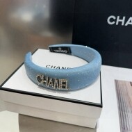 샤넬 신상  데님 머리띠