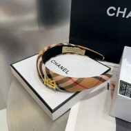 [버버리] 클래식 올매치 플레드 헤드밴드