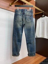 돌체앤가바나 Dolce & Gabbana 남성 클래식 빈티지 슬림 캐주얼 데님 팬츠