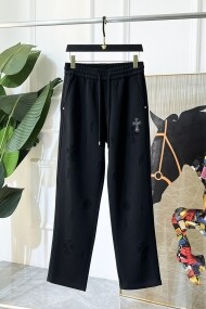 크롬하츠 Chrome Hearts 로고 모던 클래식 캐주얼 트레이닝 팬츠
