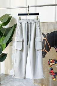 프라다 PRADA 로고 모던 클래식 캐주얼 트레이닝 팬츠