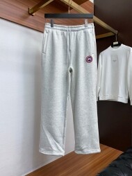 캐나다구스 Canada Goose 로고 모던 클래식 캐주얼 트레이닝 팬츠