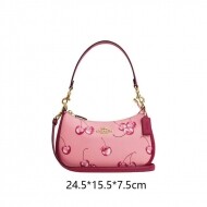 코치 Coach Teri Shoulder Bag Cherry Print CR290
