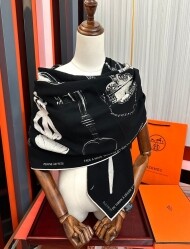 에르메스 Hermès 모던 클래식 패턴 빈티지 캐주얼 스카프