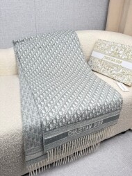 디올 DIOR 클래식 로고 자카르 캐주얼 스카프