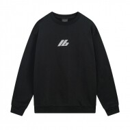 발렌시아가 BALENCIAGA 로고 트렌디 레트로 캐주얼 커플 크루넥 스웨트셔츠